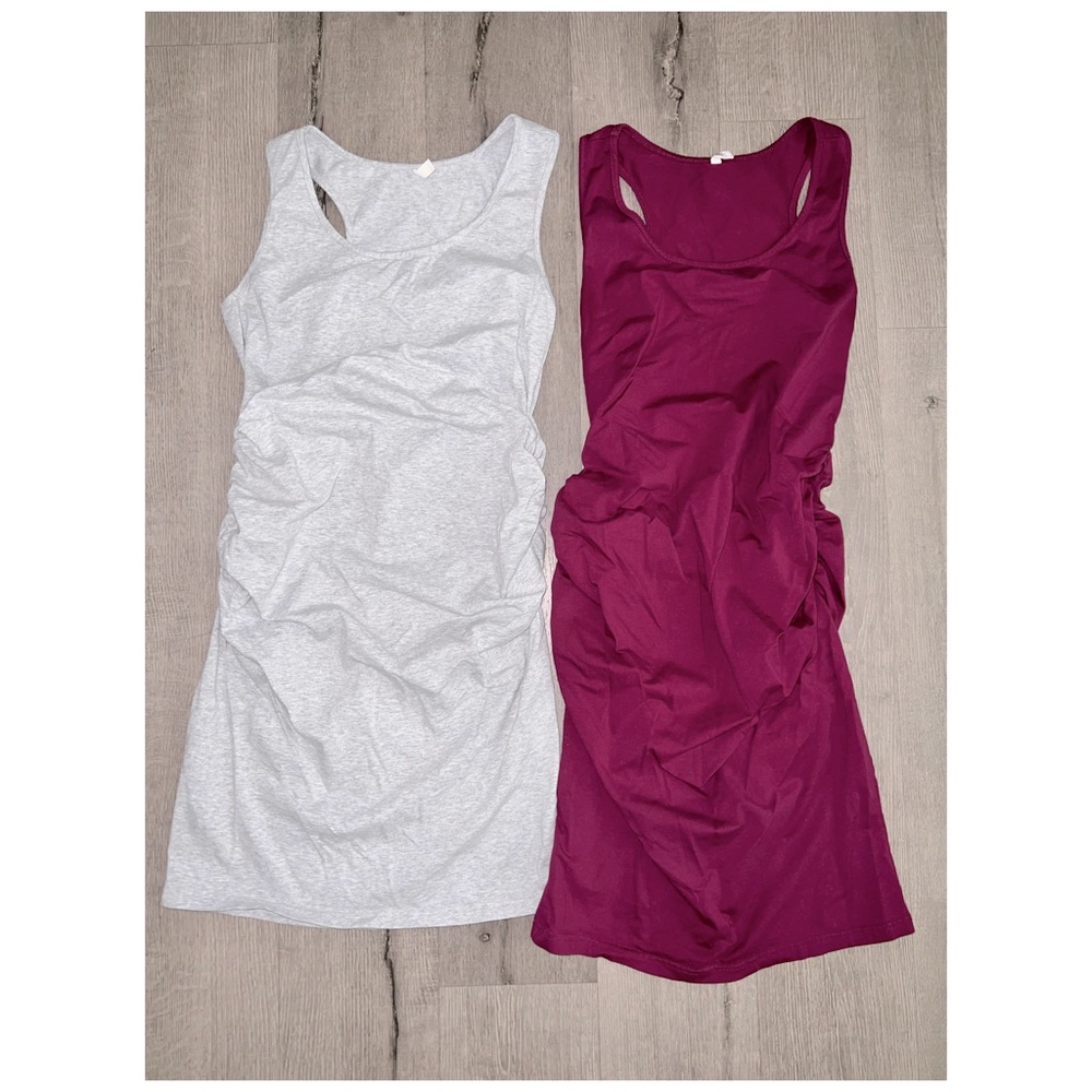 Bodycon Midi Tank Dresses (Selling as a set)
